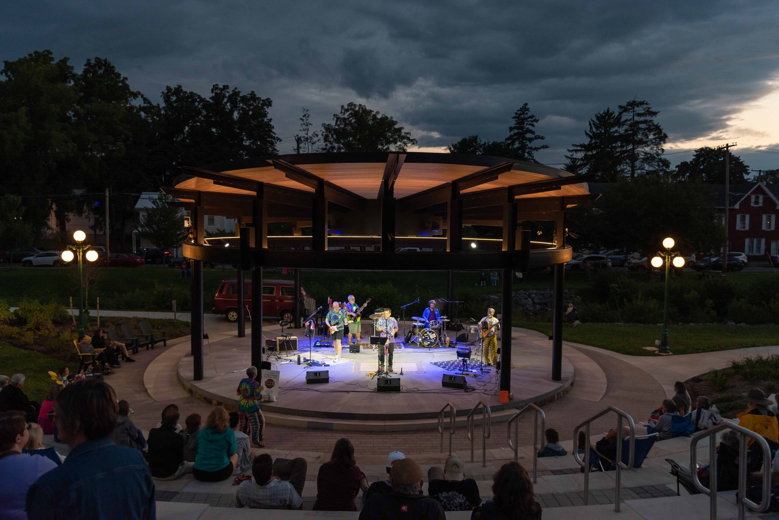 Music in the Park 2024 Folk Justice Band - Photo by Bob Haefner