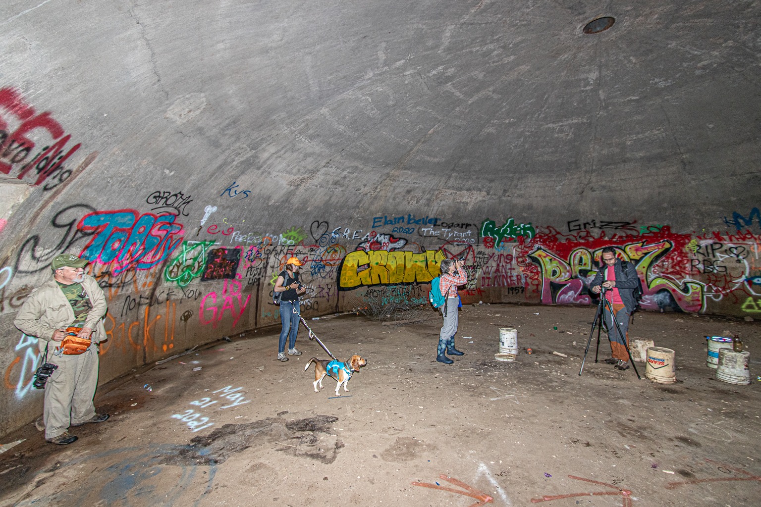 photo club at alvira bunkers