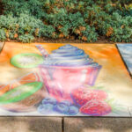 sidewalk chart art by beth oconnell