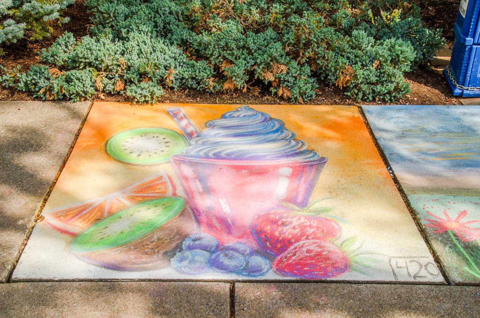 Beth OConnell Featured Artist Sidewalk Chalk Festival-1 sidewalk chart art by beth oconnell