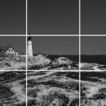 Black n white photo of Portland Head Lighthouse in Portland Maine - Jimmy Tighe