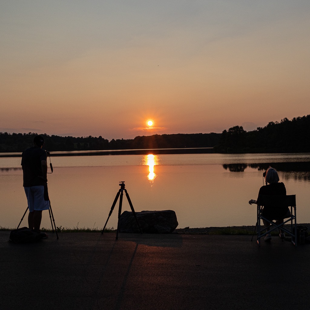 Photographers Group Photo Shoot at Lake