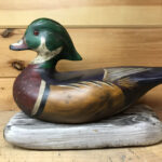 Wood Duck carving by Caz Russell